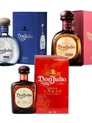 Original Don Julio 1942 Tequila 500ml, 700ml Bottles with Box For Sale